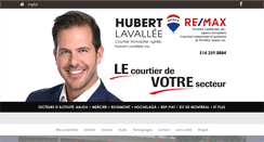 Desktop Screenshot of hubertlavallee.com